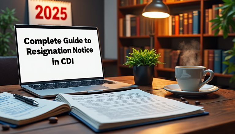 découvrez notre guide complet sur le préavis de démission d'un cdi en 2025. obtenez toutes les informations nécessaires sur les délais, les obligations légales et les meilleures pratiques pour quitter votre emploi en toute sérénité.