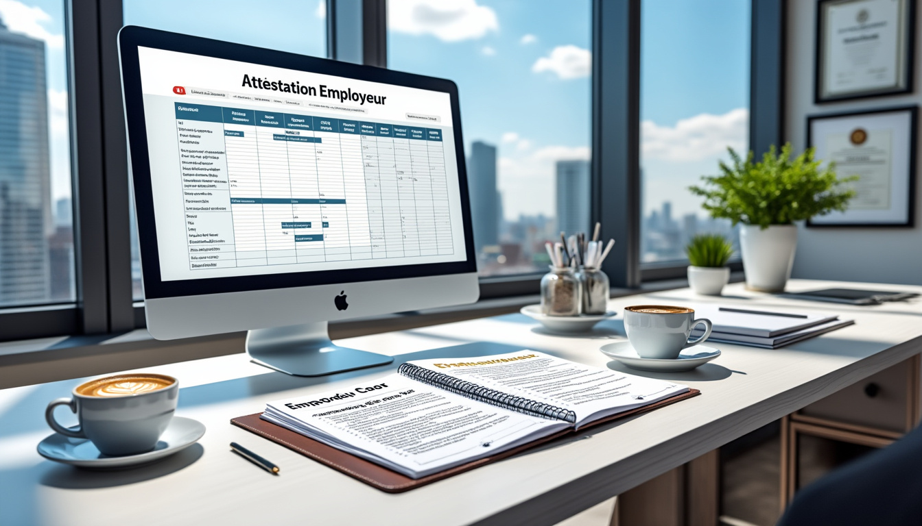 découvrez tout ce qu'il faut savoir sur l'attestation employeur : ses obligations légales, les éléments essentiels à inclure et un modèle pratique à suivre pour vous assurer de sa conformité.