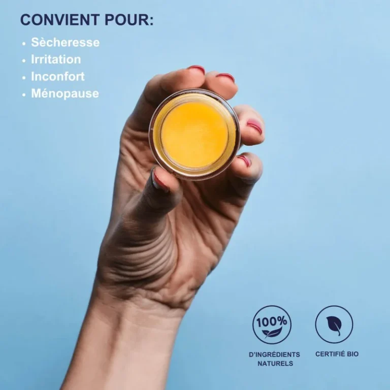découvrez notre baume vulve à metz, formulé pour apaiser et hydrater la peau délicate de la vulve. profitez d'une sensation de confort tout en prenant soin de votre intimité avec des ingrédients naturels et doux.